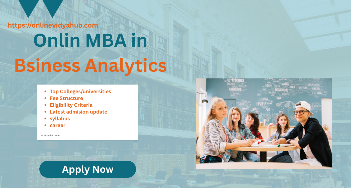 online MBA in Business Analytics