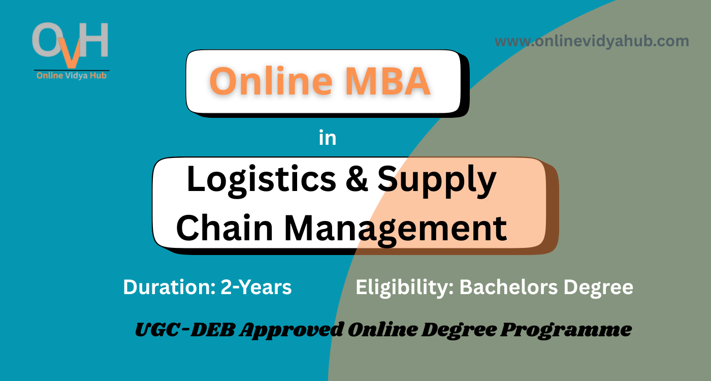 Online MBA in Logistics & Supply Chain Management
