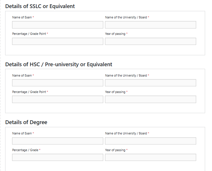 Online MBA marketing management application form process step 3