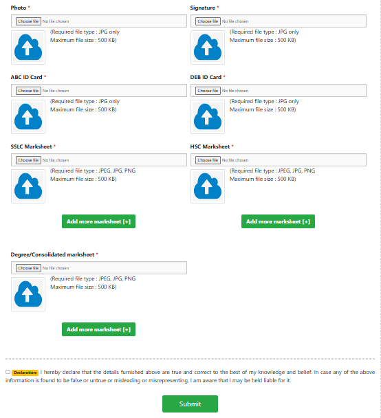 Online MBA marketing mnagement application form process step 4