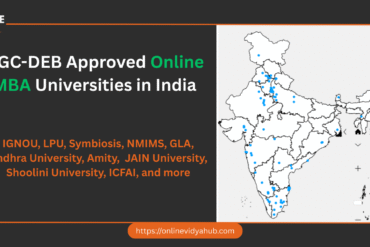 UGC-DEB Approved Online MBA Universities in India