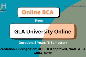 GLA University Online BCA Admission