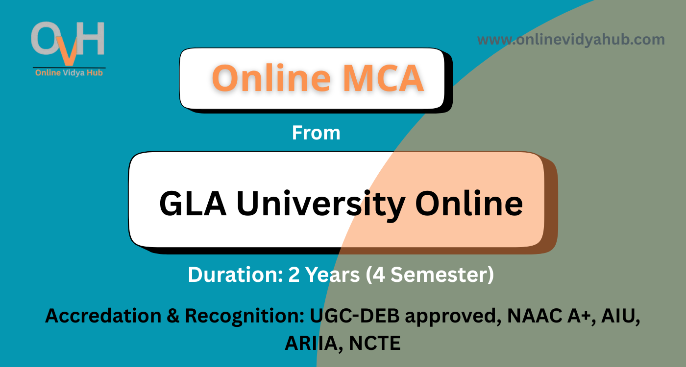 GLA University Online MCA Admission