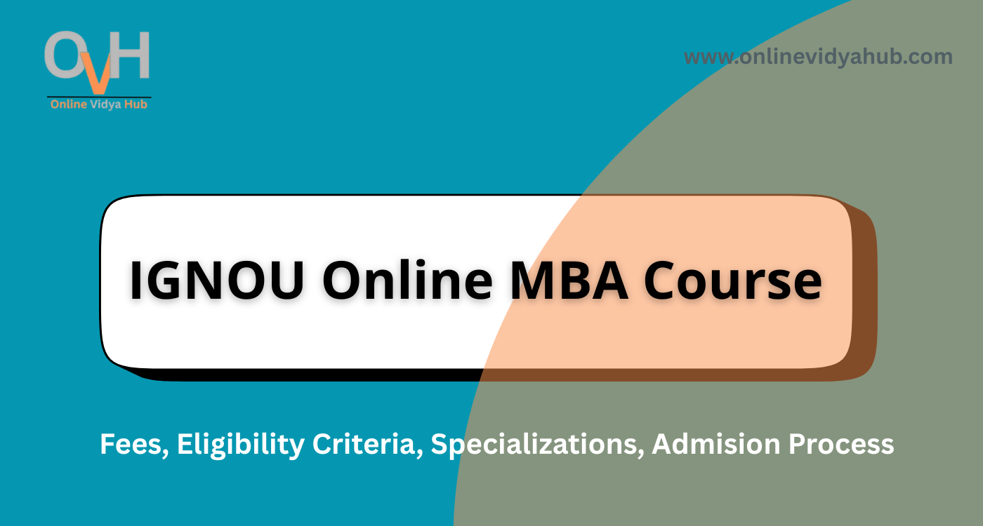 IGNOU Online MBA Admission 2026