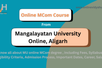 Mangalayatan University Online M.Com Course Admission