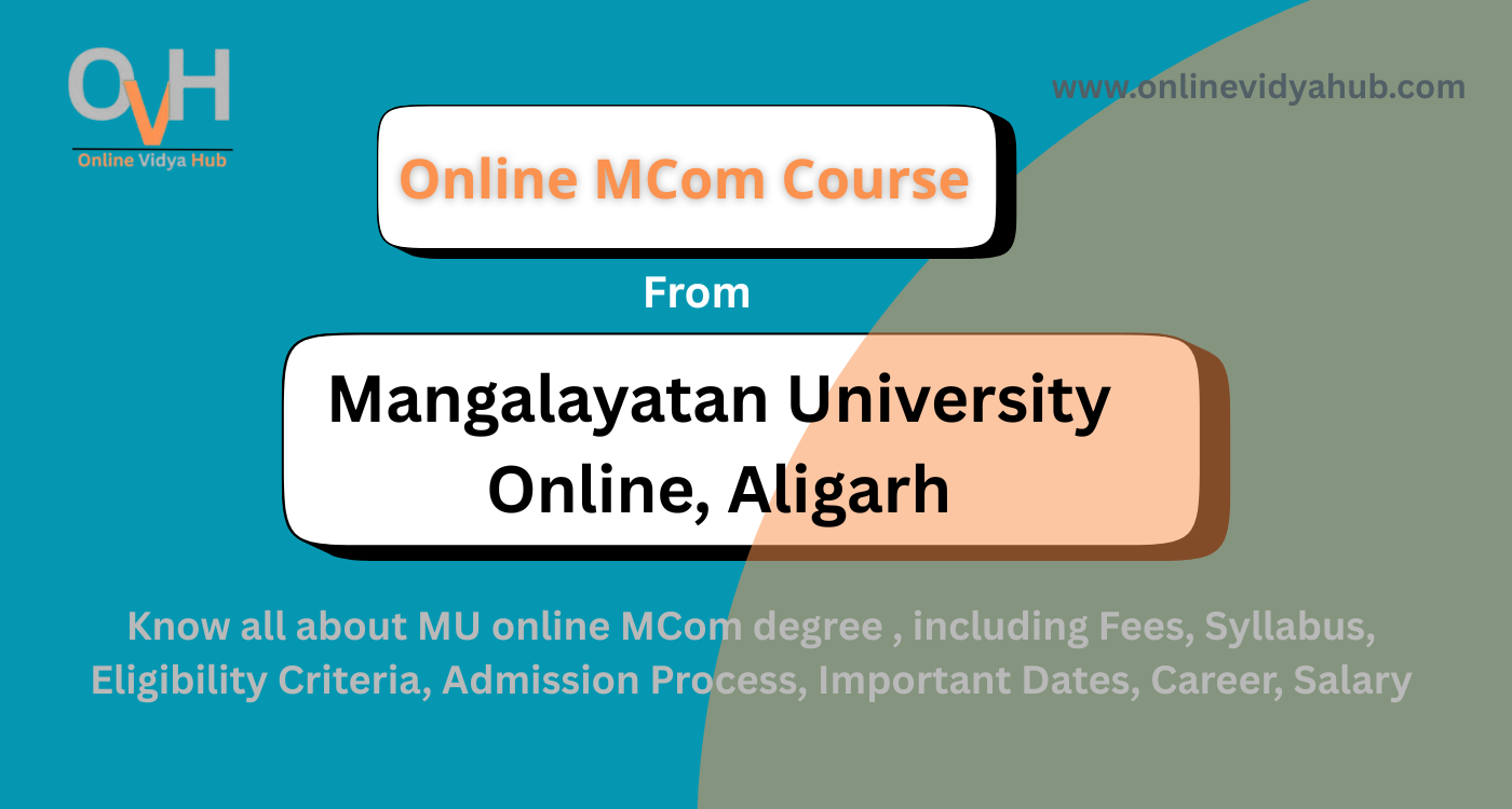 Mangalayatan University Online M.Com Course Admission