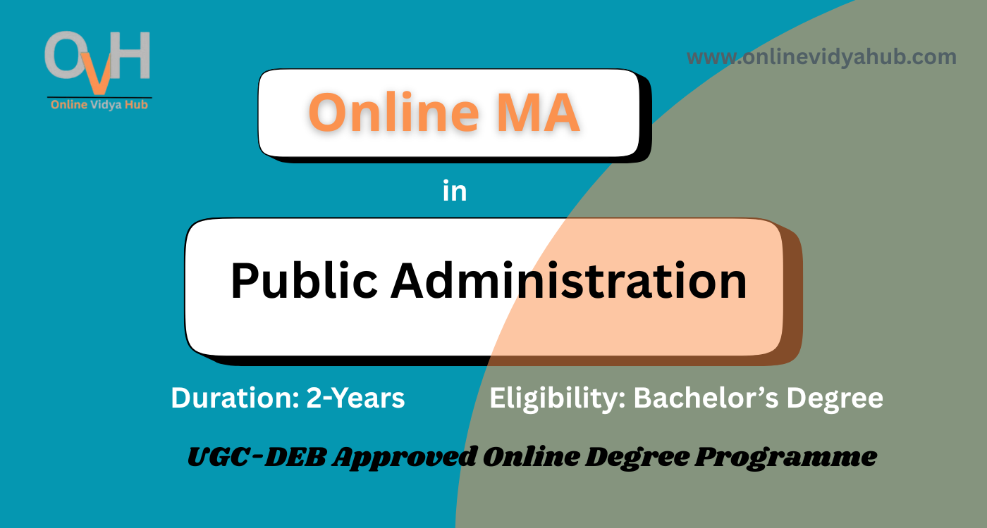 Online MA in Publich Administration