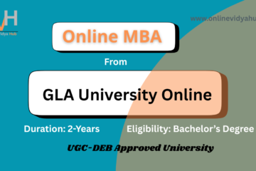 GLA University online MBA admission