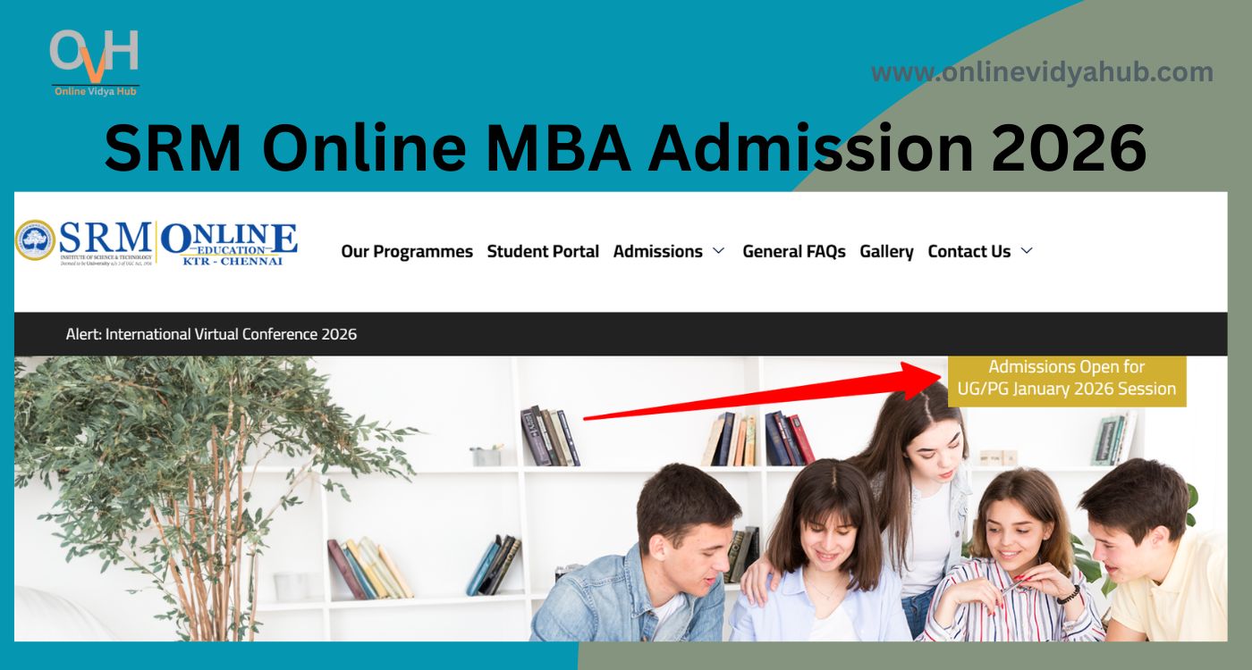 SRM Online MBA Admission 2026