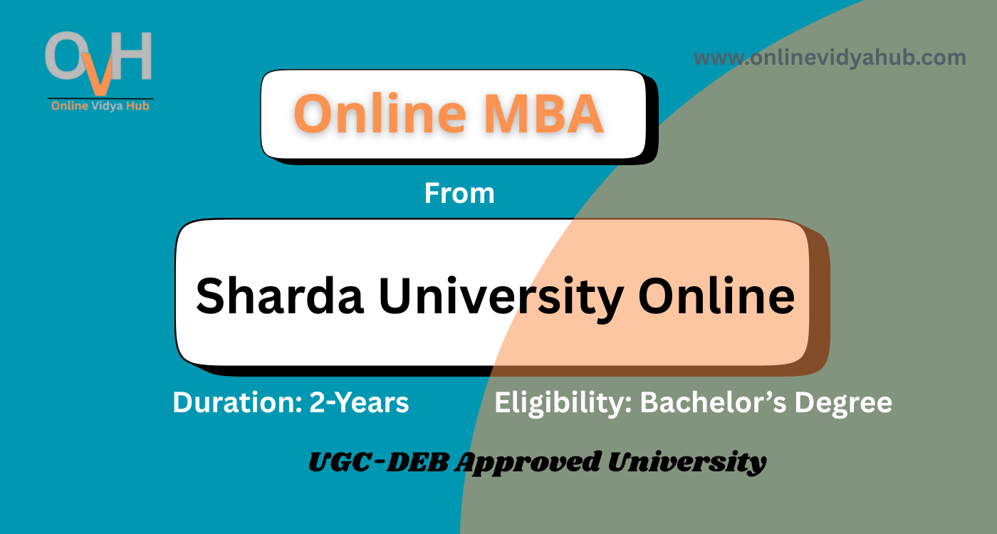 Sharda University Online MBA Admission